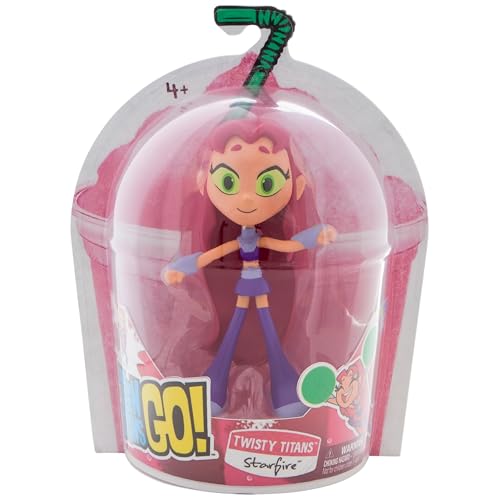 Image of DC Comics Teen Titans Go! Twisty Titans, Starfire, Flexible Action Figure, Kids Toys for Boys and Girls 4 and Up