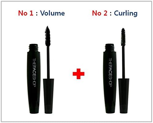 The Face Shop [1+1] Pressian (Freshian) big mascara (Curling + Vloume) 2pcs