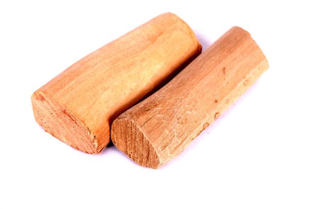 RDK Sandalwood Sticks Scented Processed Natural Chandan Wood Lakdi for Pooja Tilak Havan & Beauty (20-30 Grams) Pack of 2 4