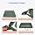 Luocute Portable Shower Pan, Base de Ducha Plegable 31.5x31.5x3.9in con Tubería de Drenaje y Bolsa de Almacenamiento, para Camping, RV, Playa y Baño de Mascotas (OD Verde 80x80x10cm) miniatura 6