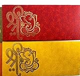 Peeplvalue designer 100 Pcs Ganpati and shree printed premium Money gift Envelope, Shagun Lifafa for wedding engagement