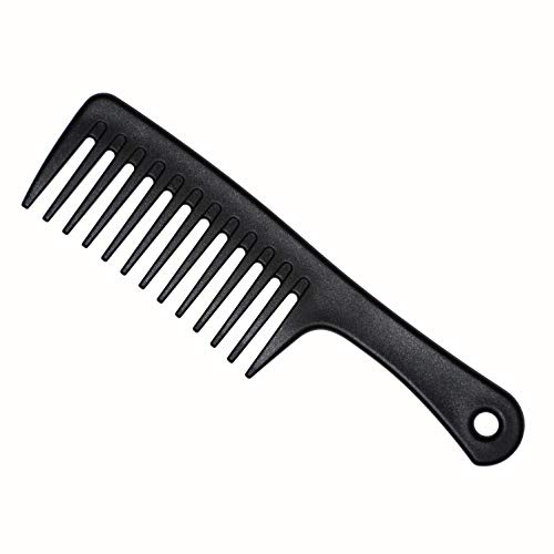 Peine de Dientes Anchos Negro para Todo Tipo de Cabello miniatura 2