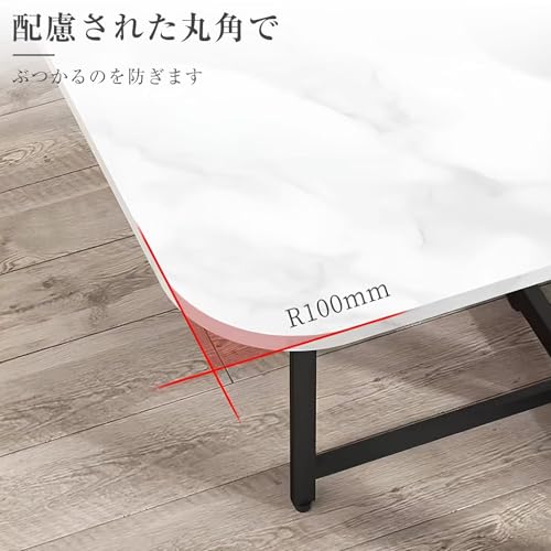 OrganizeHub ダイニングテーブル 食卓テーブル 幅120 デスク テーブル 折りたたみ キッチン 伸長式テーブル おしゃれ コンパクト 単品 ４人用 組立不要 ホワイト [5]