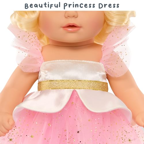 Muñeca Baby Born Princess Baby Annabell rubia ojos azules miniatura 4