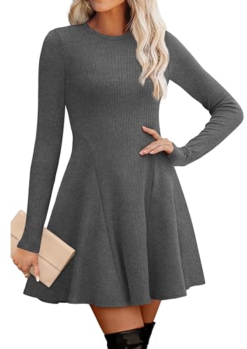OFEEFAN Work Dresses for Women 2025 Winter Long Sleeve Dresses for Women Renaissance Dress A Line...