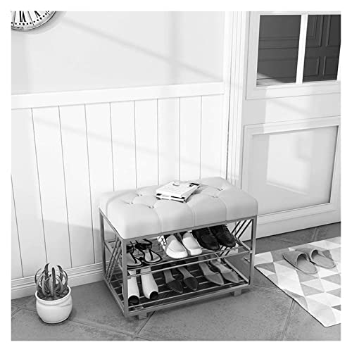 Tabouret à langer avec coussin en flanelle et finitions de style