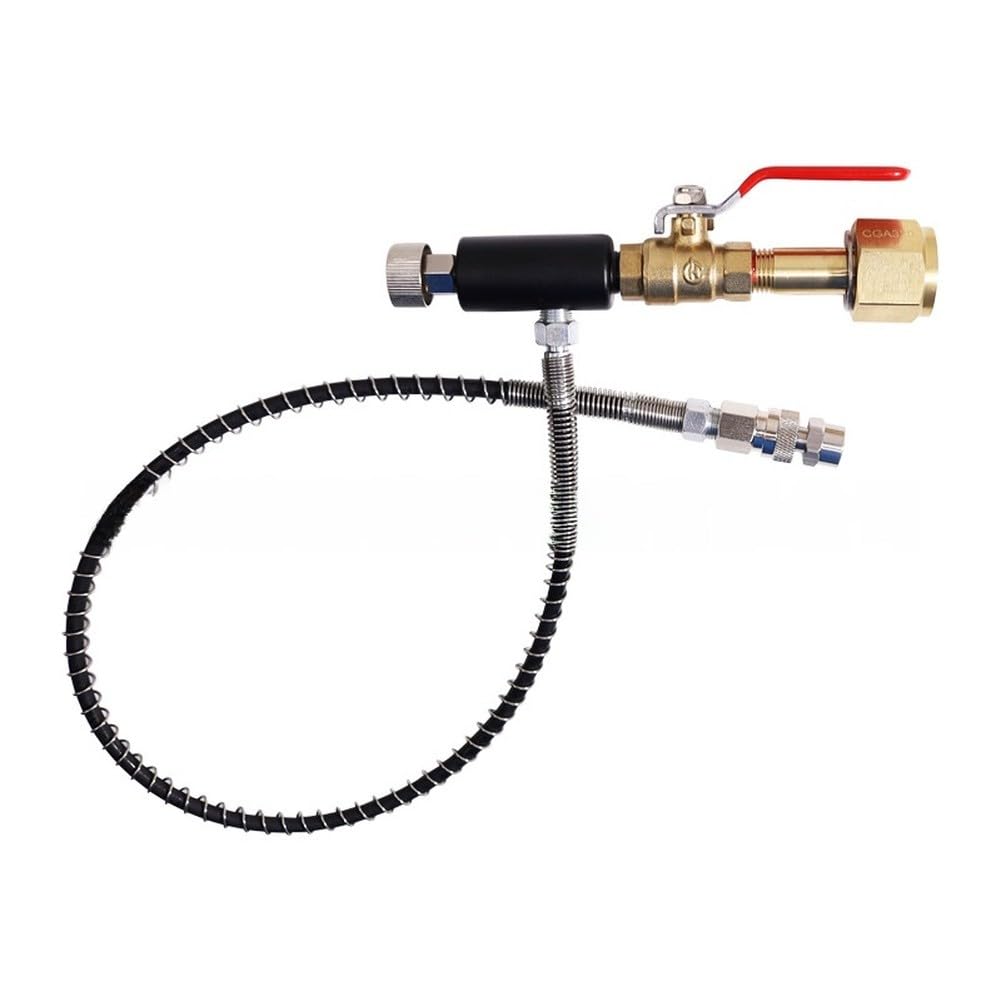 24-calowy adapter do rury sprężynowej M11 CGA320 W21.8 ze stali nierdzewnej
