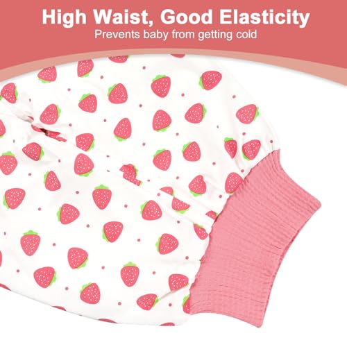 Image of MooMoo Baby Waterproof Diaper Pants for Potty Training 2 Packs Nighttime Diaper Pants for Girls