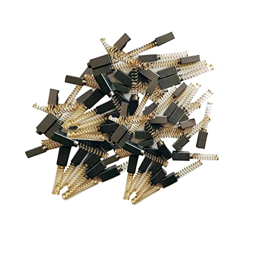 Carbon Brushes Generic Electric Motor Power Tool Part Motor Brushes Motor Replacement Part (13 x 4.5 x 4 mm-50 Packs）