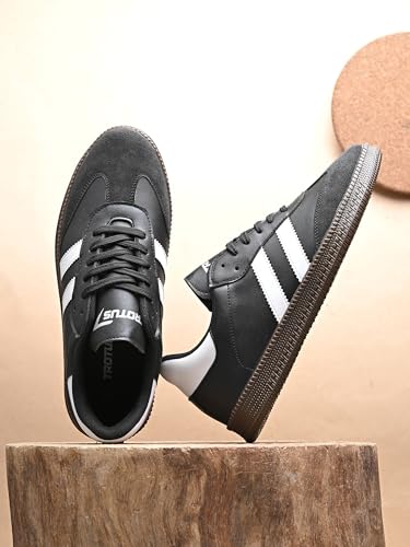 Image of TROTUS Men's Rich Quality|Perfect Style|Decent Look Synthetic Leather Lace up Sneaker's