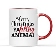 Merry Christmas Ya Filthy Animal Mug Tea Coffee Cup - Novelty Kevin Alone Festive Xmas Classic Film Christmas Stocking Filler Home Kitchen Gift Present About Us - SmartyPants prides ourselves as being one of the UK’s leading printed garment manufactu...