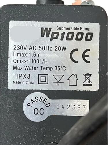 Pompa a spazzola ad ago CC Bubble Magus Skimmer SP600 SP1000 Pompa for proteine ​​con DSP-1000 DSP-2000 DSP-4000(WP-1000)