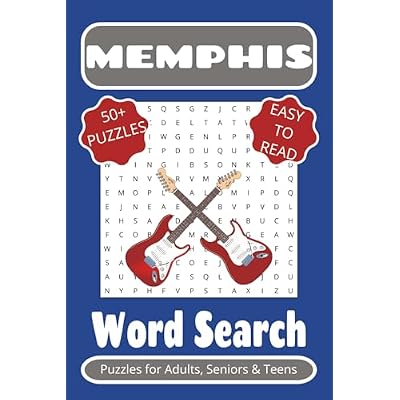 Memphis Word Search Book