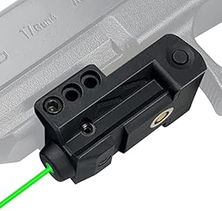 SOLOFISH Tactical Green Laser Sight Magnetic USB Rechargeable for Pistol Handgun Rifle, Low Profile Green Beams for Guns, Shockproof Green Dot Sight Compatible with Glock 17 19, Beam: Class IIIA, <5mW