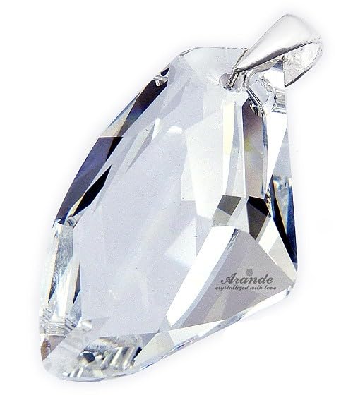 Pendentif en cristal galactique et argent 925 ARANDE avec certificat d'authenticité