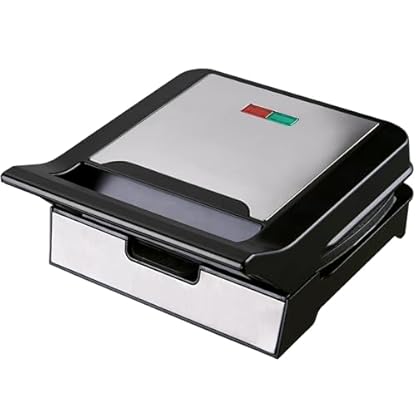 Syntrox Kontaktgrill mit Wechselplatten, Edelstahl, schnelles Aufheizen, Antihaftbeschichtet, verschiedene Wechselplatten, Multifunktionsgerät – Bild 8