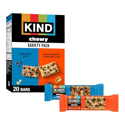 KIND Chewy Granola Bars, Variety Pack, Chocolate Chip and...
