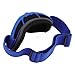 JEOZBM Kids Ski Goggles, HD Coating Lens Snow Snowboard Goggles, Windproof Over Glasses Snow Ski Climbing Glasses for Skiing Riding(20cm-Blue)