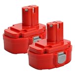 2X 18V 5000mAh Ni-MH Replacement for Battery PA18 1834 1822 1823 1835 8391D 192827-3 192829-9 193159-1 193102-0 192826-5