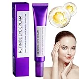 Retinol Intense Reactivating Eye Cream,Retinol Eye Cream,Dark Circles Under Eye Treatment Women,Anti Aging Eye Cream,Eye Cream for Dark Circles and Puffy Eyes,Eye Bags Remover,Eye Cream for Wrinkles