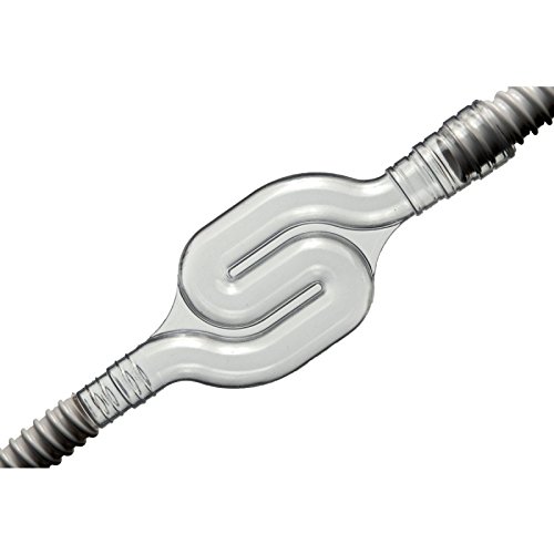 Siphon PVC transparent pour tube d'évacuation de condensat diamètre 16, 18 et 20 0024SF