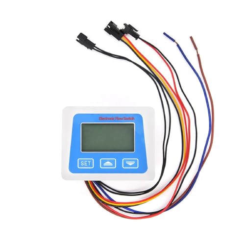 Contrôleur de débit d'eau avec écran LCD et capteur thermique haute précision - 5