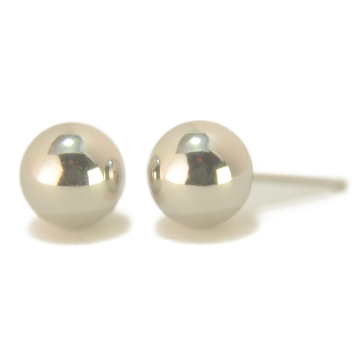 Amazon | 【プラチナピアス】 丸玉ピアス 7mm ボールピアス
