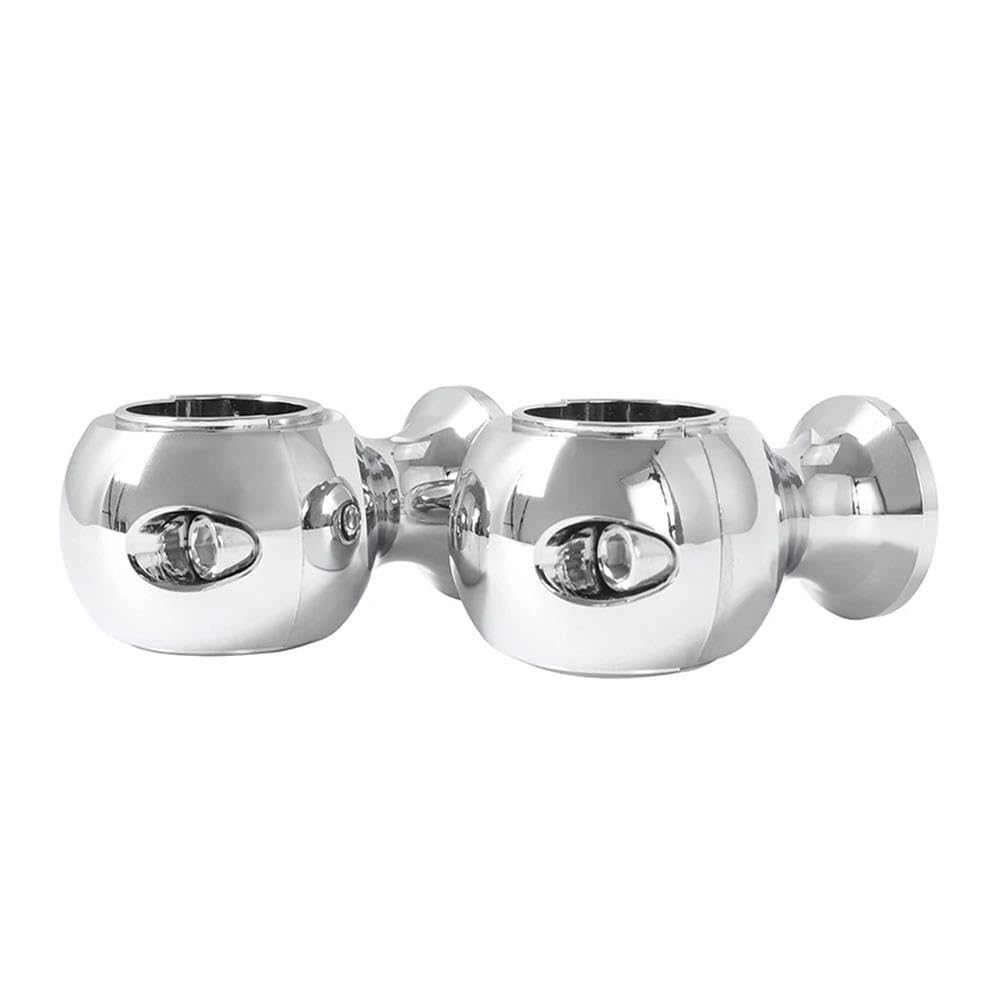 Motorrad Lenker Riser 22mm Chrom - Erhöhungsklemmen Für Shadow, Dyna, Chopper