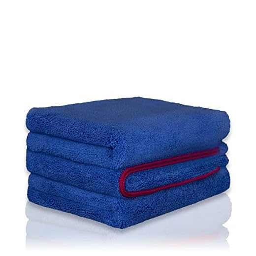 Sisbrill Toalla Azul Ultrasuave de Secado - Pintura del Coche y Moto - 90x60 cm