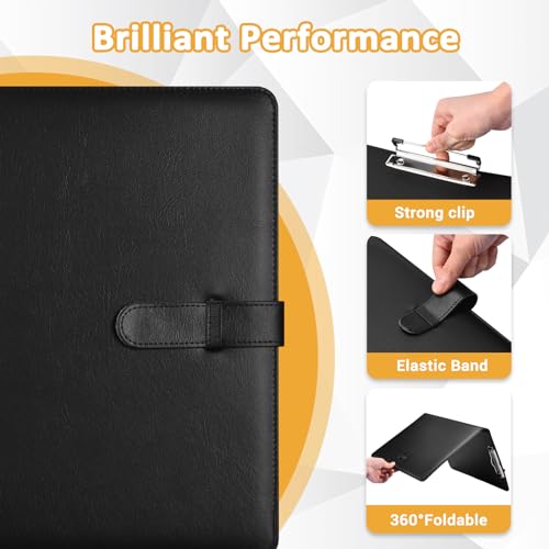 Image of Padfolio Portfolio Clipboard Folder Pacific Mailer Resume Portfolio Folder Legal Document Organizer Legal Pad Holder for Interview School Business Office Conference
