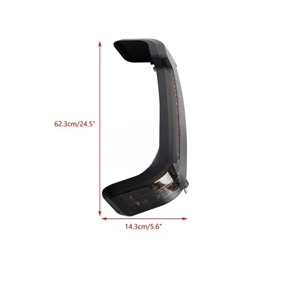 ZHANGTONG Intermitentes para Moto, Paquete de Parada de Freno Trasero para Motocicleta, luz Trasera de señal de Giro de Freno para Ha&rley para Touring Road para Glide