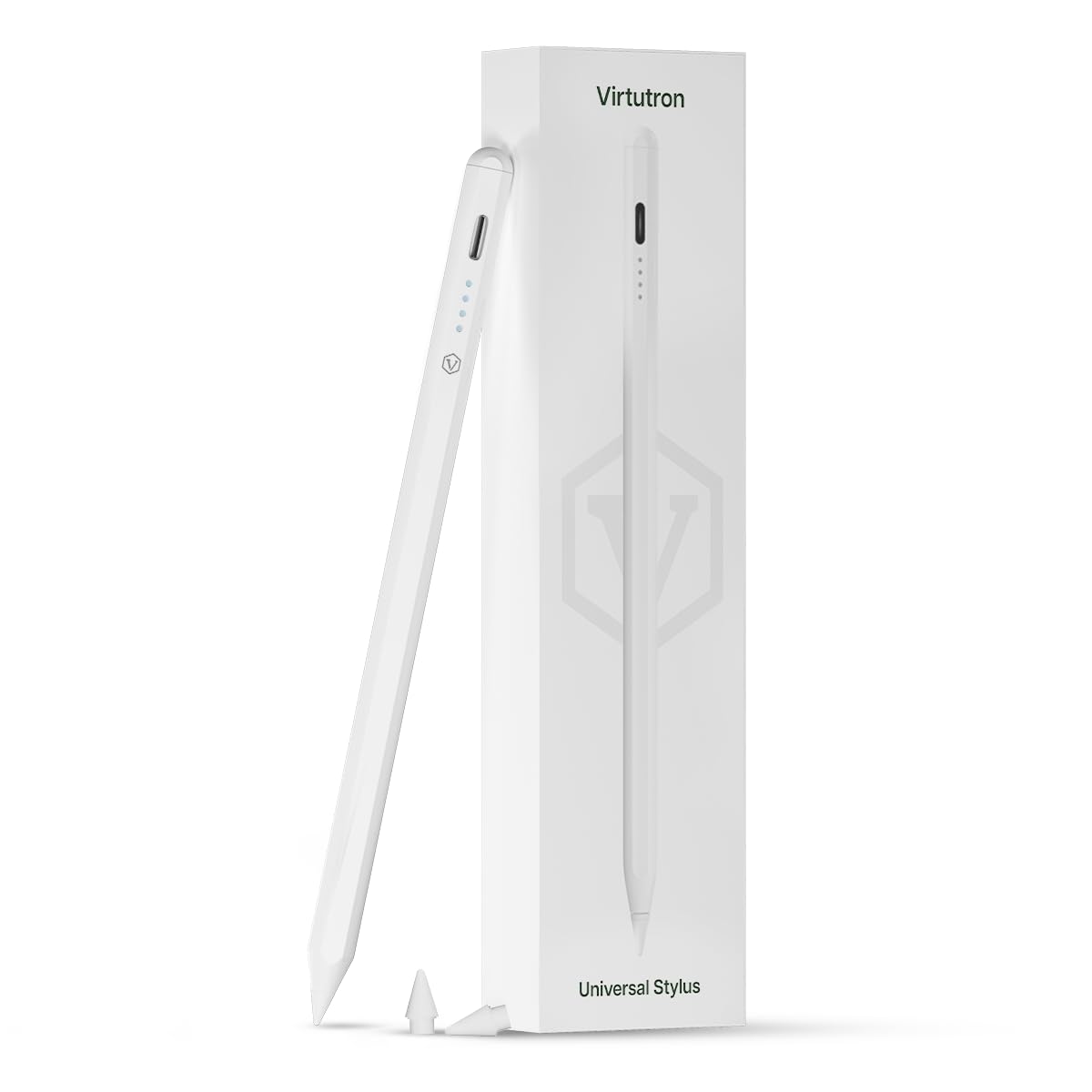 Electronic Non-Bluetooth Universal Stylus Pen| High-Precision Digital Pencil| Compatible with iPhone, iPad, Samsung, Android, Tablet & Mobiles- White-image-27
