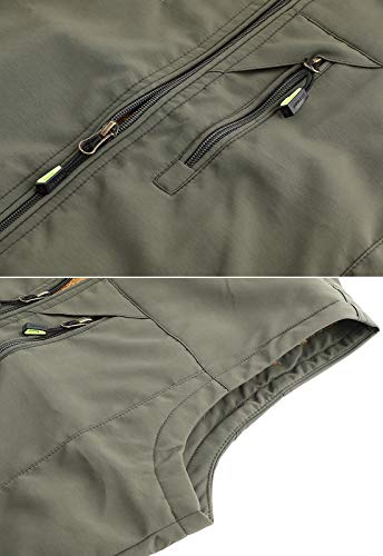 Image of Hbufnha Men's Lightweight Vest Outdoor Windbreaker Vest Jacket For Golf Safari Travel Fishing Hiking Vest
