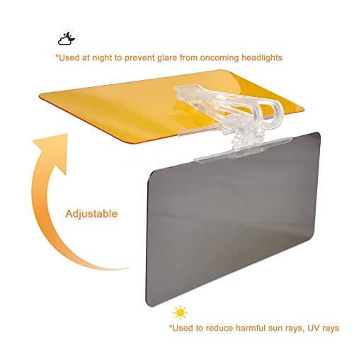 Visiera antiriflesso per auto diurna e notturna