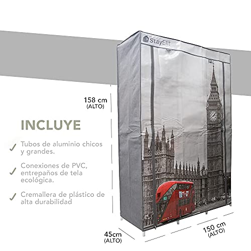 El Mejor Listado de Closet Armable de Tela disponible en línea. 14 Closet Armable de Tela marca HOMEASY (2)