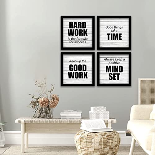 Image of kotart Wood - Frames For Wall Decor - Photo Frames For Wall Decoration - Motivational Wall Poster With Frame - Quotes Wall Frames For Home And Living Room (Art 2, 13x13 inch)