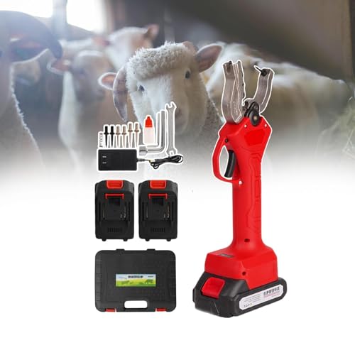 Applicateur d'étiquettes d'oreille en acier allié avec batteries pour bovins
