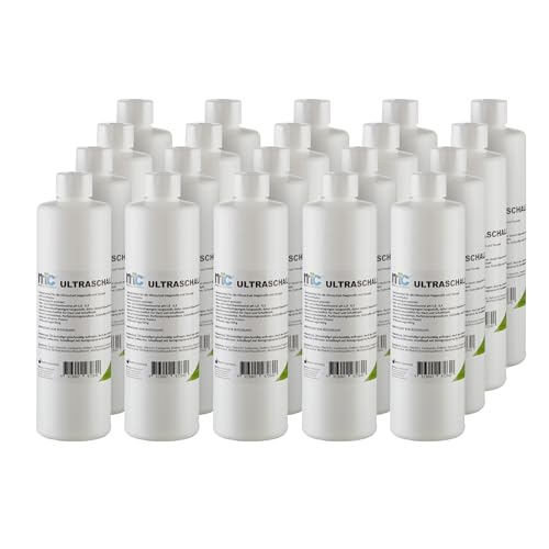 Medicalcorner24 Gel ultrasónico, gel ecográfico, gel de contacto, gel de guía, 20 x 500 ml, 10 litros