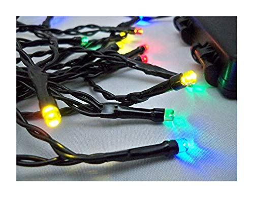 Best Artificial 30 Multi Coloured LED Outdoor Waterproof Battery 8 Multi-Function String Lights with Timer 3M Length Party Fairy Christmas