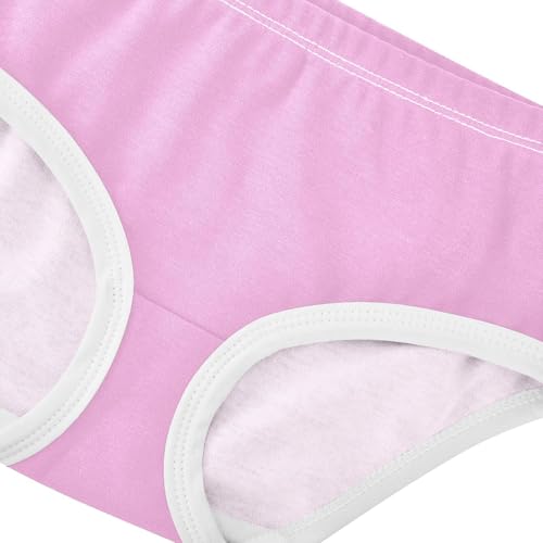 Joisal Pearl Pink Toddler Underwear Floral 2t Cotton Panties for Girl Fun Print Briefs Girls Undies4