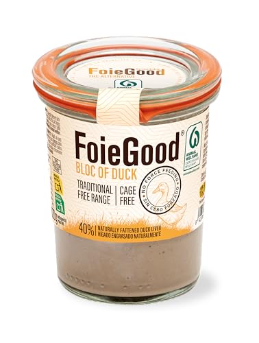 FoieGood Entenleber-Bloc Cremige Textur Ohne Stopfmast Tierwohl zertifiziert Welfair 120 g