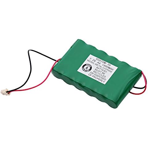Dantona CUSTOM-70 Replacement 7.2V 1800mAh Battery Pack - Compatible Replacement for Walynx-RCHB-SC, K5109, 300-03864-1, 6-BH80-CC501P, K10145X10, LKP500-EN, NIC1247 - Panel Alarm System Batteries Cover