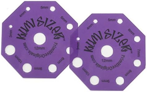Kumisizer: The Kumihimo Braid Diameter Sizing Tool (Set of 2)