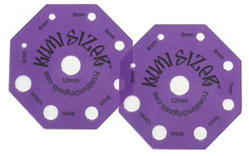 Kumisizer: The Kumihimo Braid Diameter Sizing Tool (Set of 2)