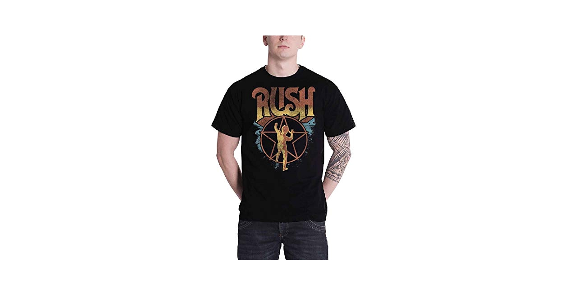 美品 ラッシュ RUSH スターマン 2112Tシャツ XXL STARMAN Amazon