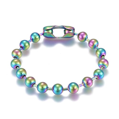 Image of LZD 6-10 inch Stainless Steel Ball Chain Beads Bracelet Silver Gold Multicolor 2 /4 /6 /8 /10mm Bead P274
