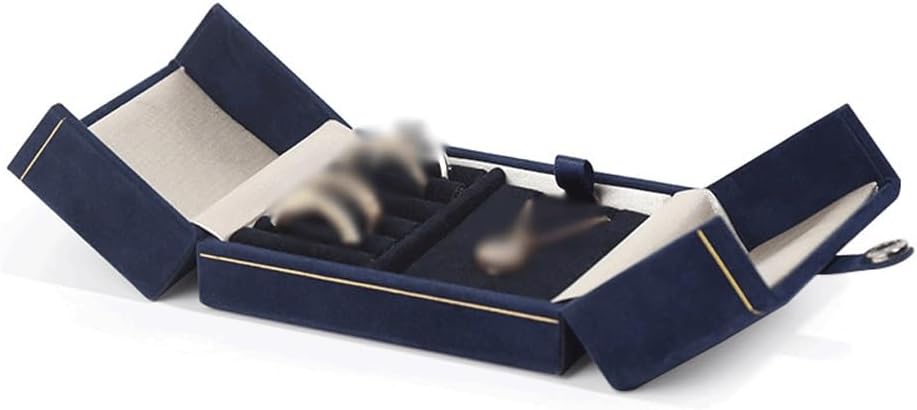 Jewelry Storage Box Earring Necklace Classification Flip Lid(D)