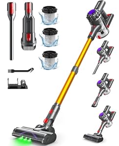 VACTechPro Cordless Vacuum Cleaner, 35KPA 6-in-1 Stick Vacuum, Long Runtime Lightweight Handheld Vacuums, for Hardwood Floor Carpet Car Pet Hair