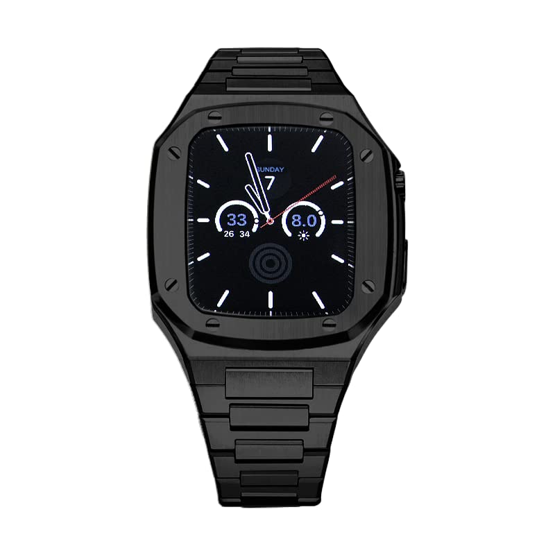Kit de modification iWatch acier inoxydable 44 45 mm DIY