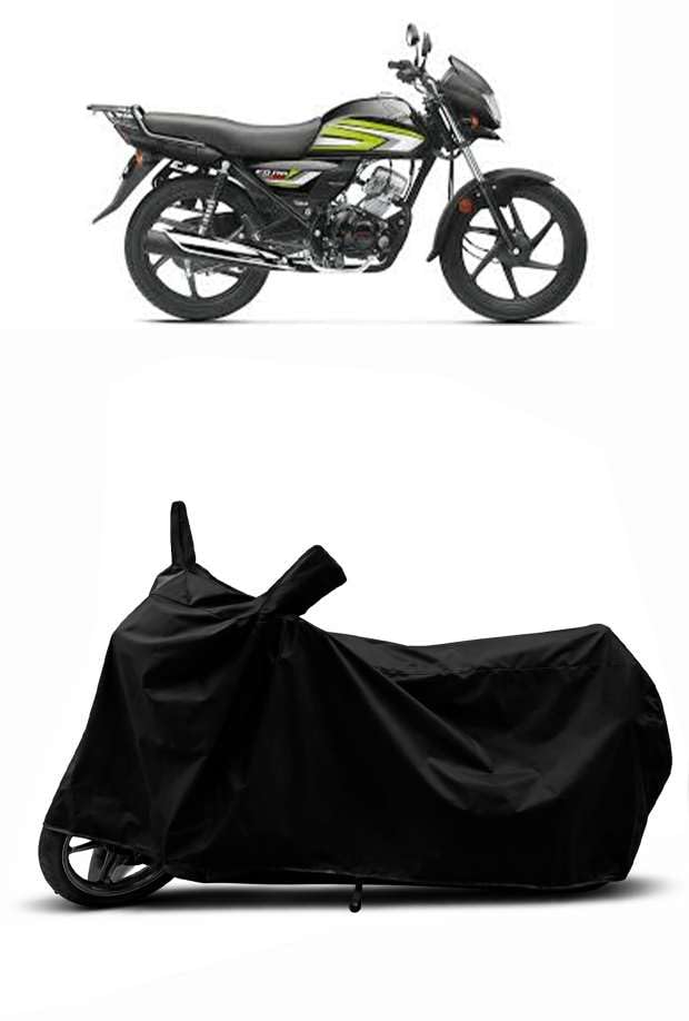 Image of Heavy Duty Waterproof Scooty & Bike Cover for Honda Cd 110 Dream - UV Resistant, Dustproof & Rain Protection, All-Weather Outdoor Cover for Bikes & Scooty with Buckle Straps